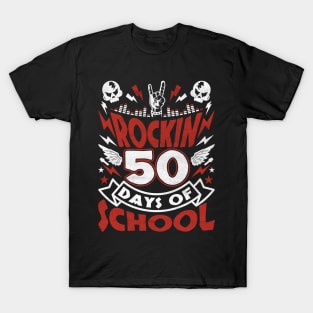 Rockin 50 Days of School 50 Days Smarter T-Shirt